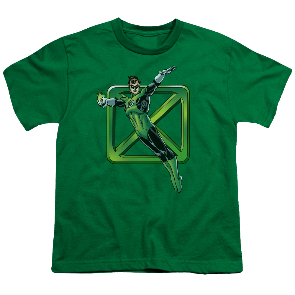 Green Lantern Green Cross - Youth T-Shirt Youth T-Shirt (Ages 8-12) Green Lantern   