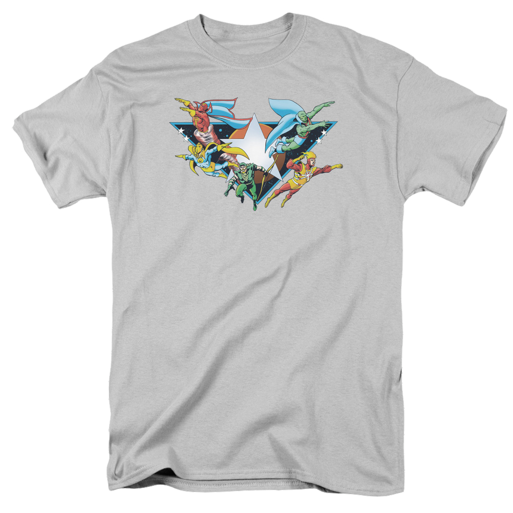 Justice League Star Power - Men's Regular Fit T-Shirt Men's Regular Fit T-Shirt Justice League   