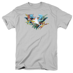 Justice League Star Power - Men's Regular Fit T-Shirt Men's Regular Fit T-Shirt Justice League   