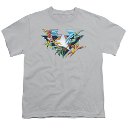 Justice League Star Power - Youth T-Shirt Youth T-Shirt (Ages 8-12) Justice League   