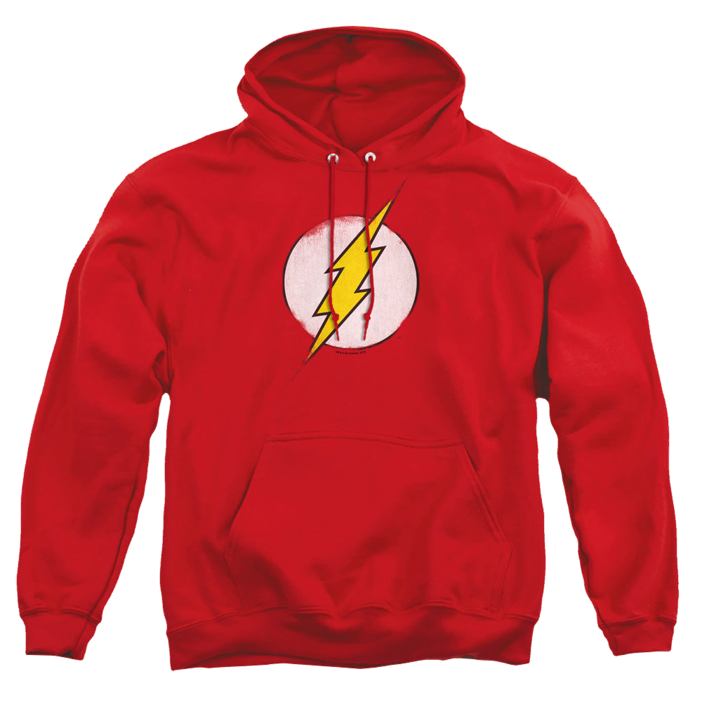 Flash, The Rough Flash Logo - Pullover Hoodie Pullover Hoodie The Flash   