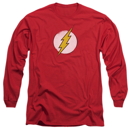 Flash, The Rough Flash Logo - Men's Long Sleeve T-Shirt Men's Long Sleeve T-Shirt The Flash   
