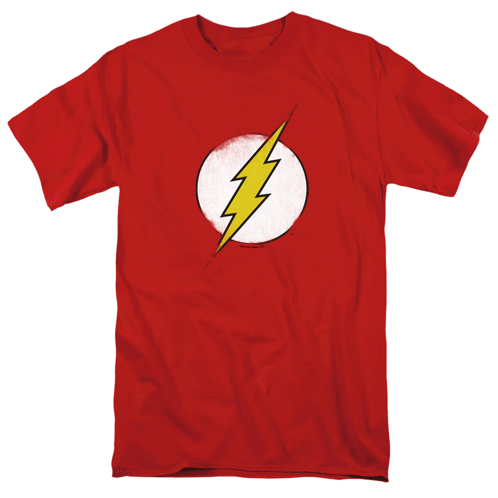 Flash, The Rough Flash Logo - Men's Regular Fit T-Shirt Men's Regular Fit T-Shirt The Flash   