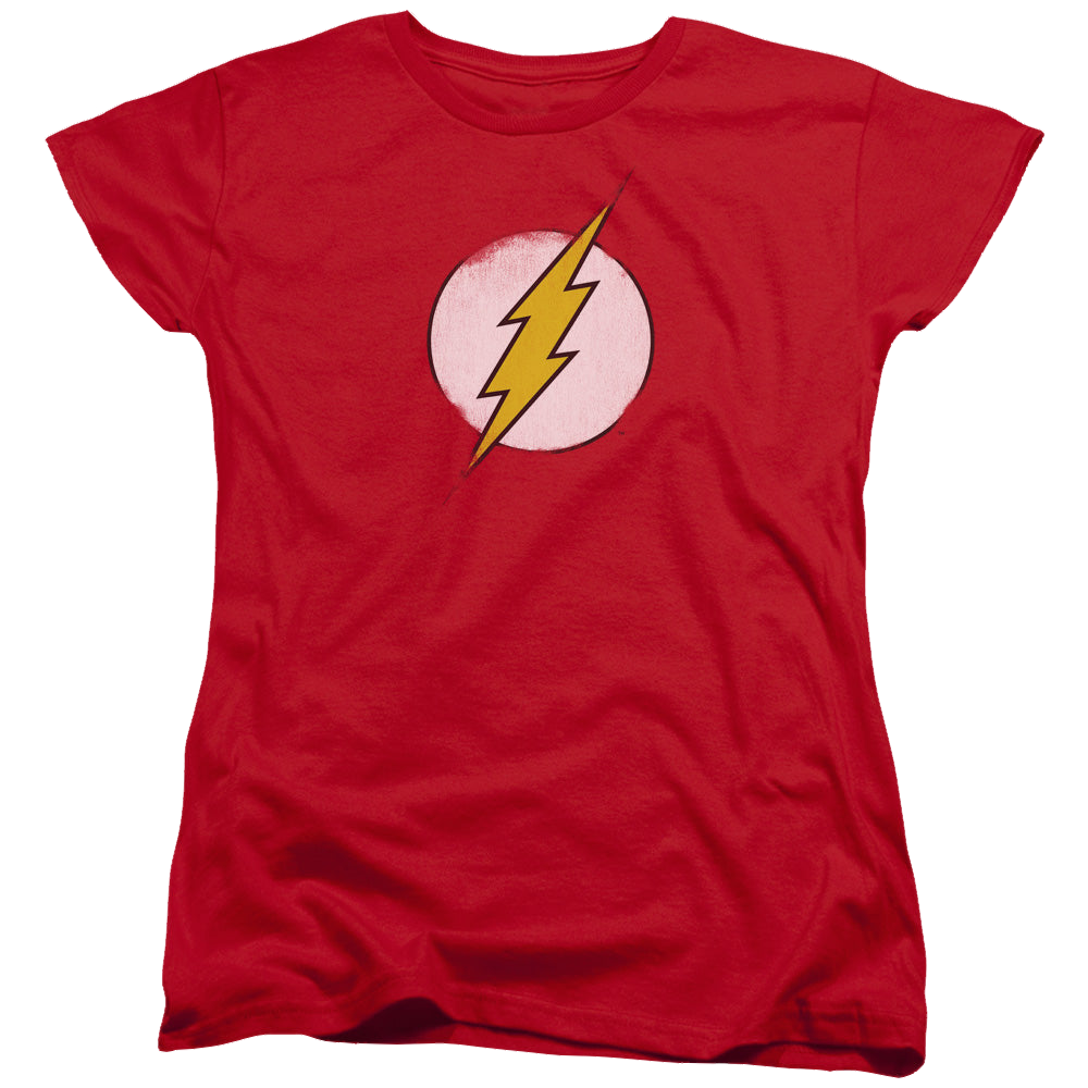 Flash, The Rough Flash Logo - Women's T-Shirt Women's T-Shirt The Flash   