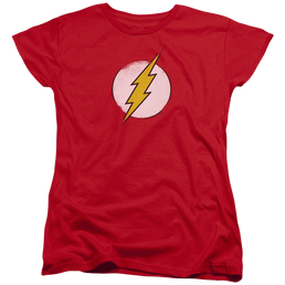 Flash, The Rough Flash Logo - Women's T-Shirt Women's T-Shirt The Flash   