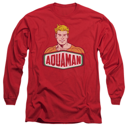 Aquaman Aquaman Sign - Men's Long Sleeve T-Shirt Men's Long Sleeve T-Shirt Aquaman   