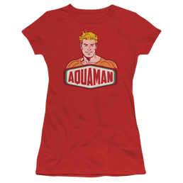 Aquaman Aquaman Sign - Juniors T-Shirt Juniors T-Shirt Aquaman   