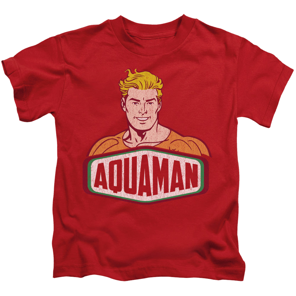 Aquaman Aquaman Sign - Kid's T-Shirt Kid's T-Shirt (Ages 4-7) Aquaman   