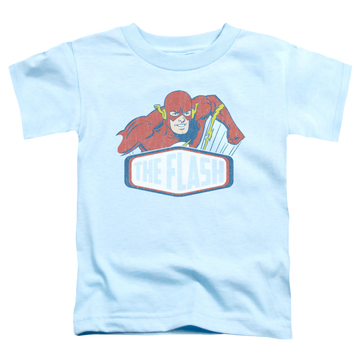 Light blue toddler t-shirt with Flash Sign graphic