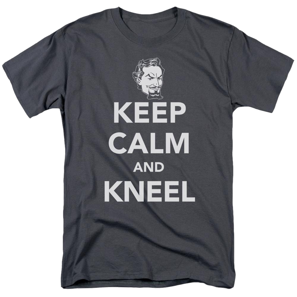 DC Comics Keep Calm And Kneel - Men's Regular Fit T-Shirt Men's Regular Fit T-Shirt DC Comics   