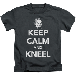 More DC Characters Keep Calm And Kneel - Kid's T-Shirt Kid's T-Shirt (Ages 4-7) DC Comics   