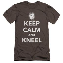DC Comics Keep Calm And Kneel - Men's Premium Slim Fit T-Shirt Men's Premium Slim Fit T-Shirt DC Comics   