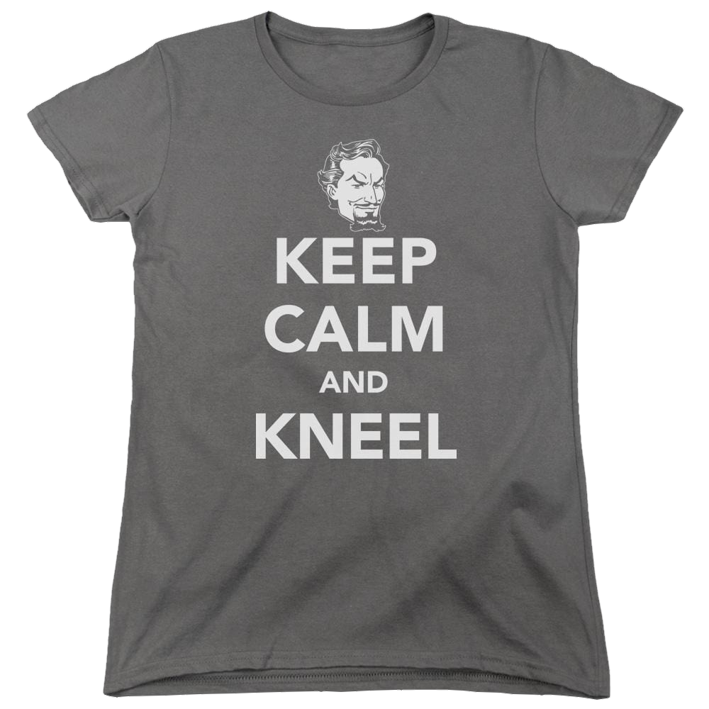 DC Comics Keep Calm And Kneel - Women's T-Shirt Women's T-Shirt DC Comics   