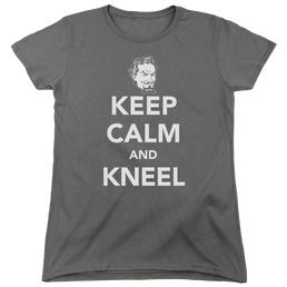DC Comics Keep Calm And Kneel - Women's T-Shirt Women's T-Shirt DC Comics   