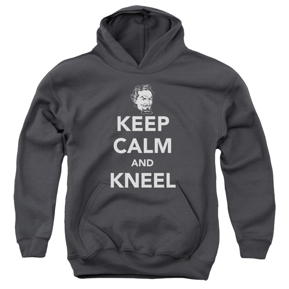More DC Characters Keep Calm And Kneel - Youth Hoodie Youth Hoodie (Ages 8-12) DC Comics   