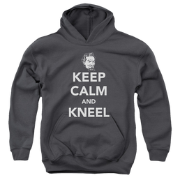 More DC Characters Keep Calm And Kneel - Youth Hoodie Youth Hoodie (Ages 8-12) DC Comics   