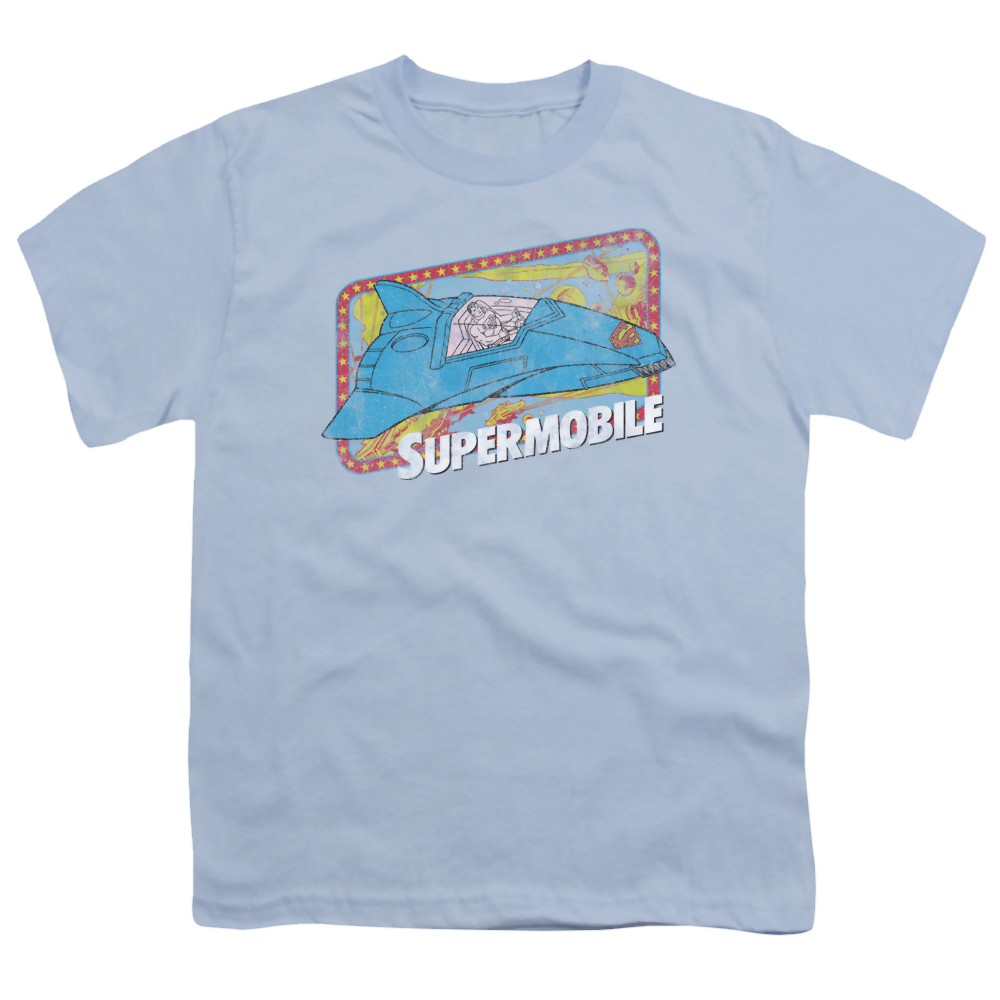 Superman Supermobile - Youth T-Shirt Youth T-Shirt (Ages 8-12) Superman   