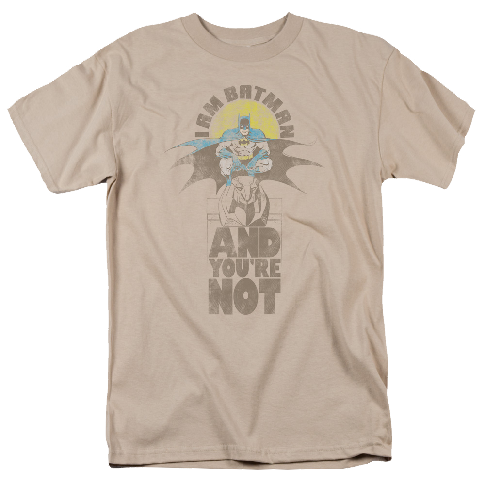 Dc Batman And Youre Not - Men's Regular Fit T-Shirt Men's Regular Fit T-Shirt Batman   