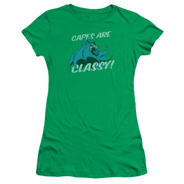 Kelly green juniors t-shirt with Batman DC Comics Classy graphic