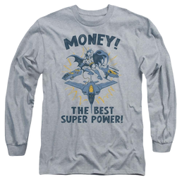 DC Comics Money - Men's Long Sleeve T-Shirt Men's Long Sleeve T-Shirt Batman   