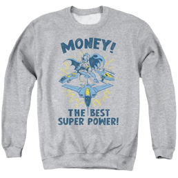 DC Comics Money - Men's Crewneck Sweatshirt Men's Crewneck Sweatshirt Batman   