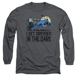 DC Comics Get Dressed - Men's Long Sleeve T-Shirt Men's Long Sleeve T-Shirt Batman   