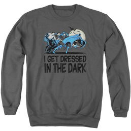 DC Comics Get Dressed - Men's Crewneck Sweatshirt Men's Crewneck Sweatshirt Batman   