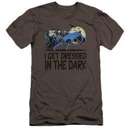 DC Comics Get Dressed - Men's Premium Slim Fit T-Shirt Men's Premium Slim Fit T-Shirt Batman   