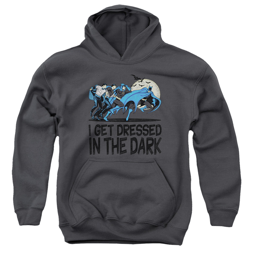 DC Batman Get Dressed - Youth Hoodie Youth Hoodie (Ages 8-12) Batman   