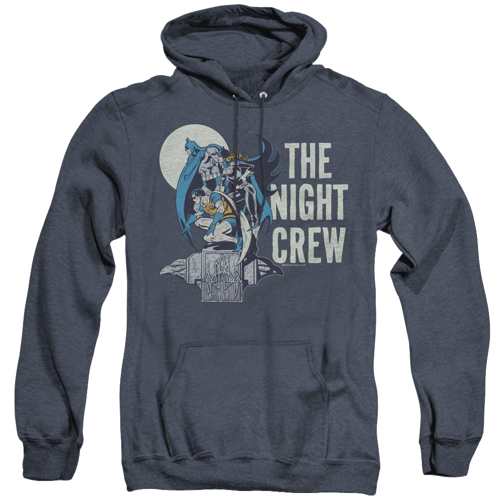 Dc Batman Night Crew - Heather Pullover Hoodie Heather Pullover Hoodie Batman   