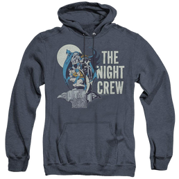 Dc Batman Night Crew - Heather Pullover Hoodie Heather Pullover Hoodie Batman   
