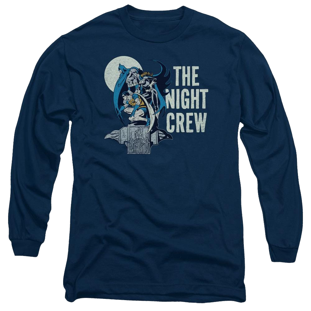 DC Comics Night Crew - Men's Long Sleeve T-Shirt Men's Long Sleeve T-Shirt Batman   