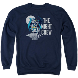 DC Comics Night Crew - Men's Crewneck Sweatshirt Men's Crewneck Sweatshirt Batman   