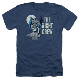 DC Comics Night Crew - Men's Heather T-Shirt Men's Heather T-Shirt Batman   