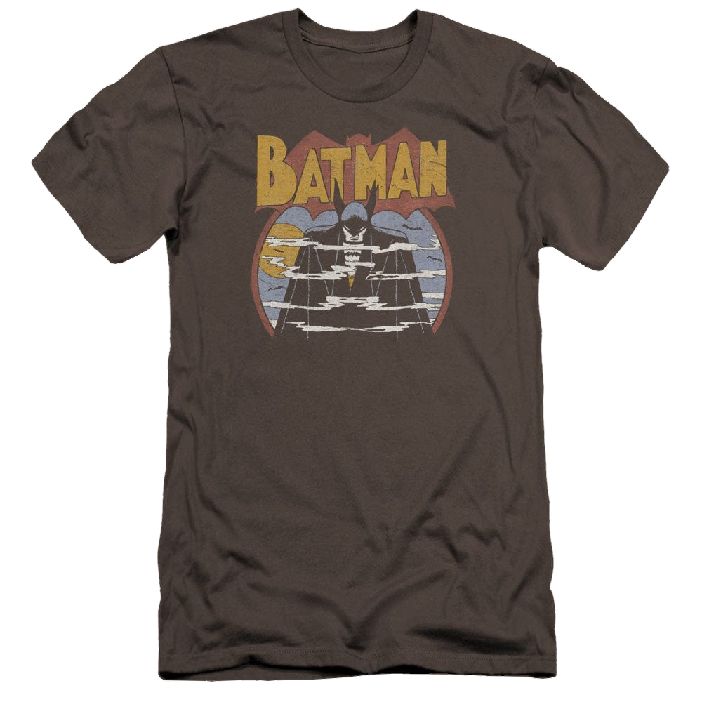 DC Batman Foggy - Men's Premium Slim Fit T-Shirt Men's Premium Slim Fit T-Shirt Batman   