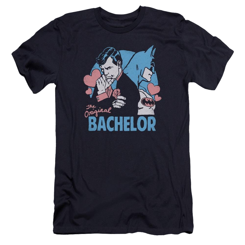 DC Comics Bachelor - Men's Premium Slim Fit T-Shirt Men's Premium Slim Fit T-Shirt Batman   