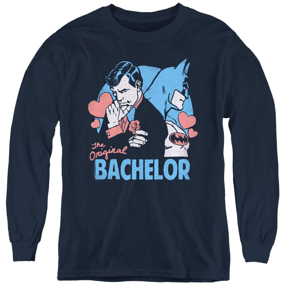 Dc Batman Bachelor - Youth Long Sleeve T-Shirt Youth Long Sleeve T-Shirt Batman   