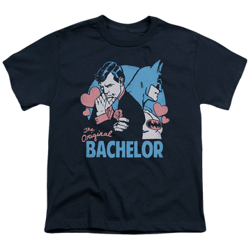 DC Batman Bachelor - Youth T-Shirt Youth T-Shirt (Ages 8-12) Batman   