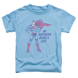 Superman Wears A Cape - Toddler T-Shirt Toddler T-Shirt Superman   