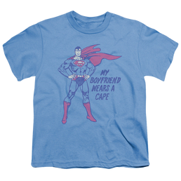 Superman Wears A Cape - Youth T-Shirt Youth T-Shirt (Ages 8-12) Superman   