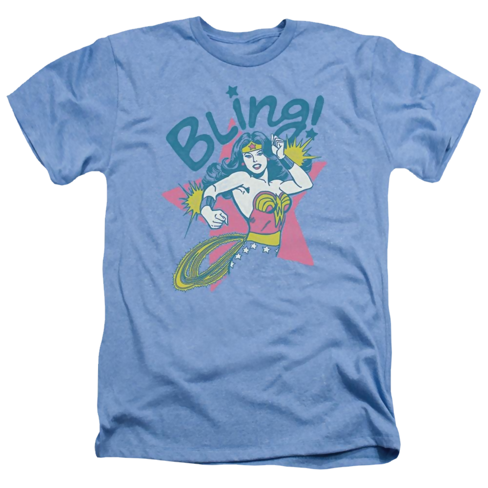 DC Comics Bling - Men's Heather T-Shirt Men's Heather T-Shirt Wonder Woman   