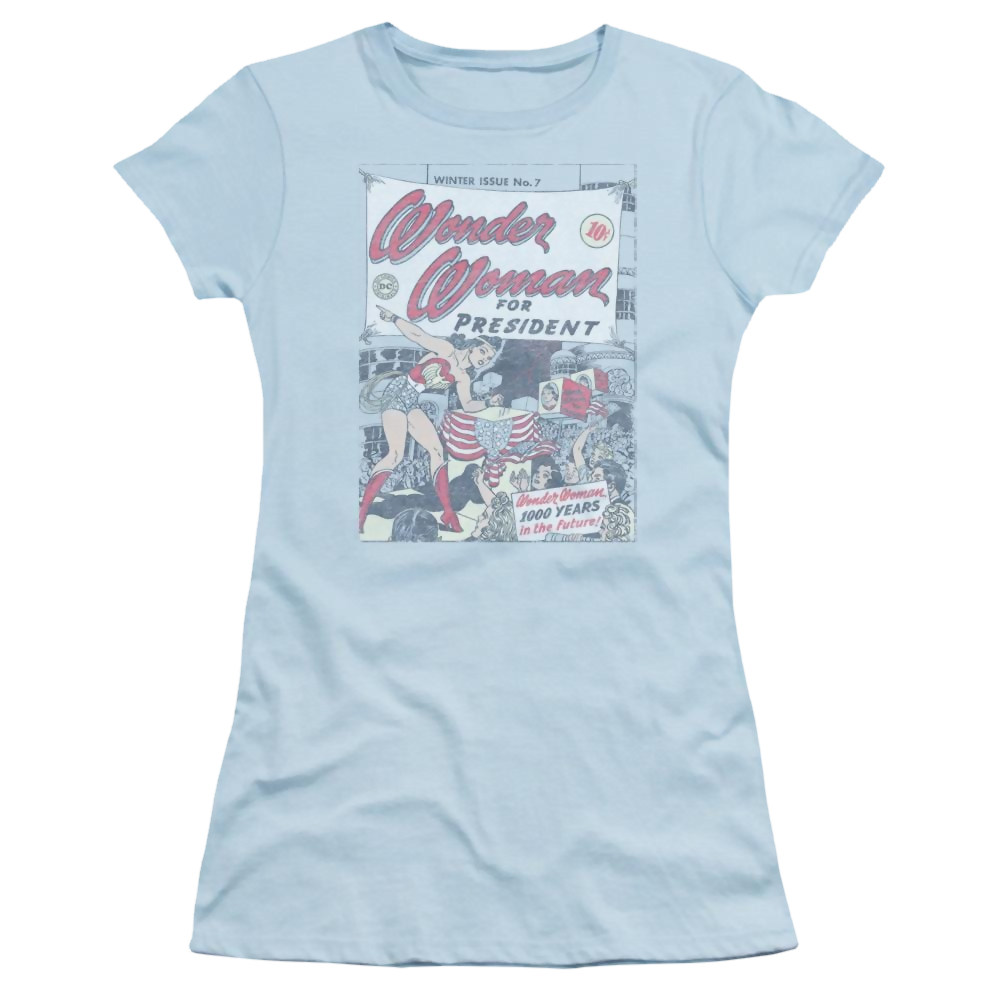 DC Comics Ww For President - Juniors T-Shirt Juniors T-Shirt Wonder Woman   