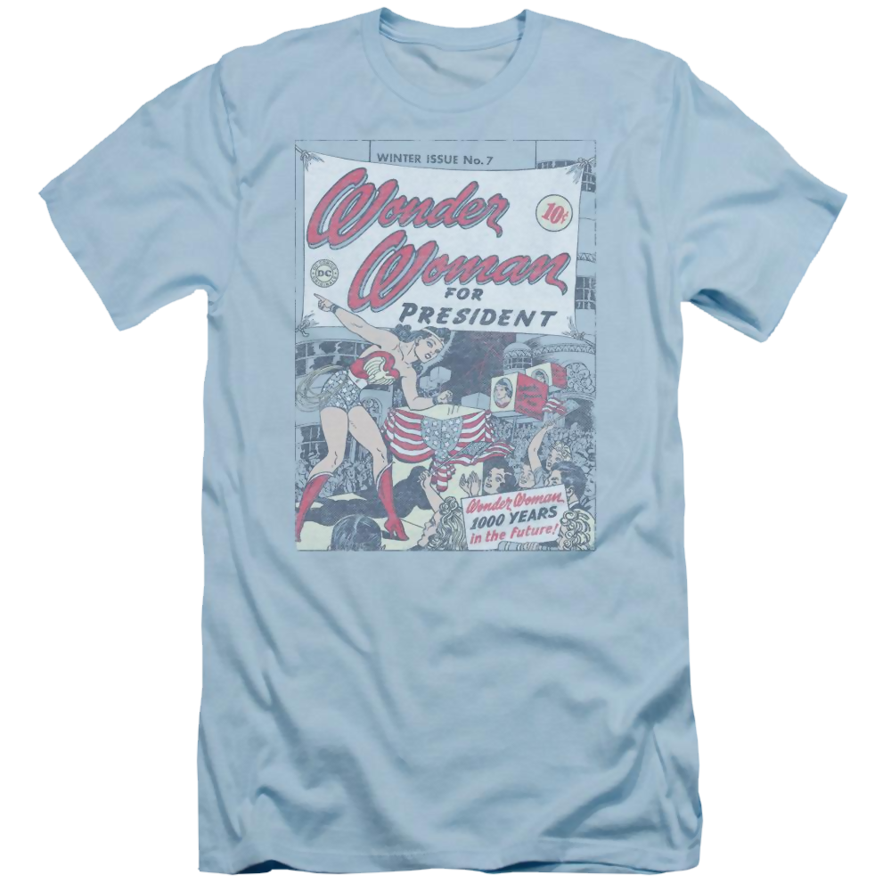 DC Comics Ww For President - Men's Slim Fit T-Shirt Men's Slim Fit T-Shirt Wonder Woman   