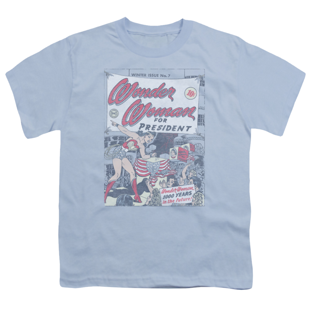 Wonder Woman Ww For President - Youth T-Shirt Youth T-Shirt (Ages 8-12) Wonder Woman   