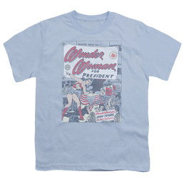 Wonder Woman Ww For President - Youth T-Shirt Youth T-Shirt (Ages 8-12) Wonder Woman   