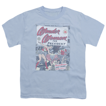 Wonder Woman Ww For President - Youth T-Shirt Youth T-Shirt (Ages 8-12) Wonder Woman   