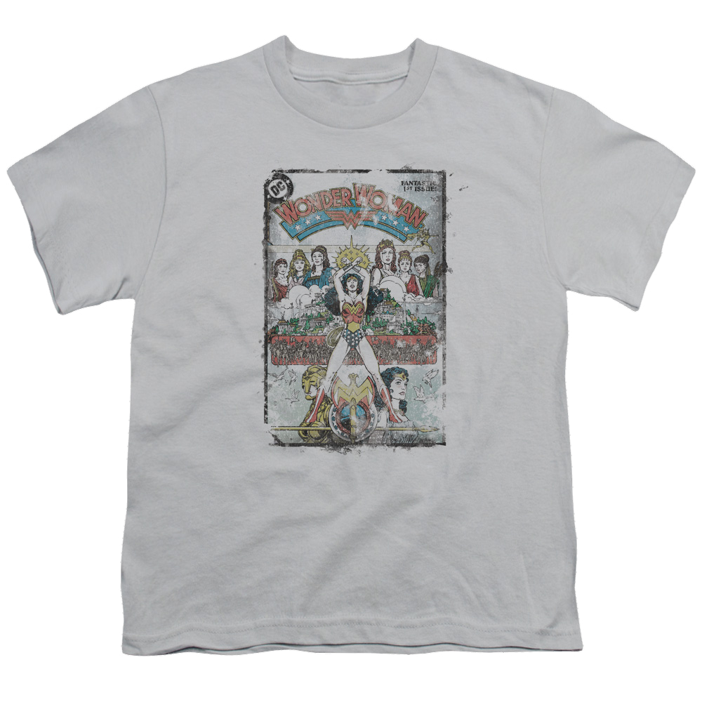 Wonder Woman Vol 1 Cover - Youth T-Shirt Youth T-Shirt (Ages 8-12) Wonder Woman   