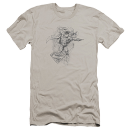 DC Comics Flying Flex - Men's Premium Slim Fit T-Shirt Men's Premium Slim Fit T-Shirt Superman   
