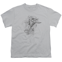 Superman Flying Flex - Youth T-Shirt Youth T-Shirt (Ages 8-12) Superman   