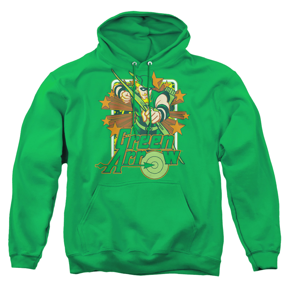 Green Arrow Green Arrow Stars - Pullover Hoodie Pullover Hoodie Green Arrow   